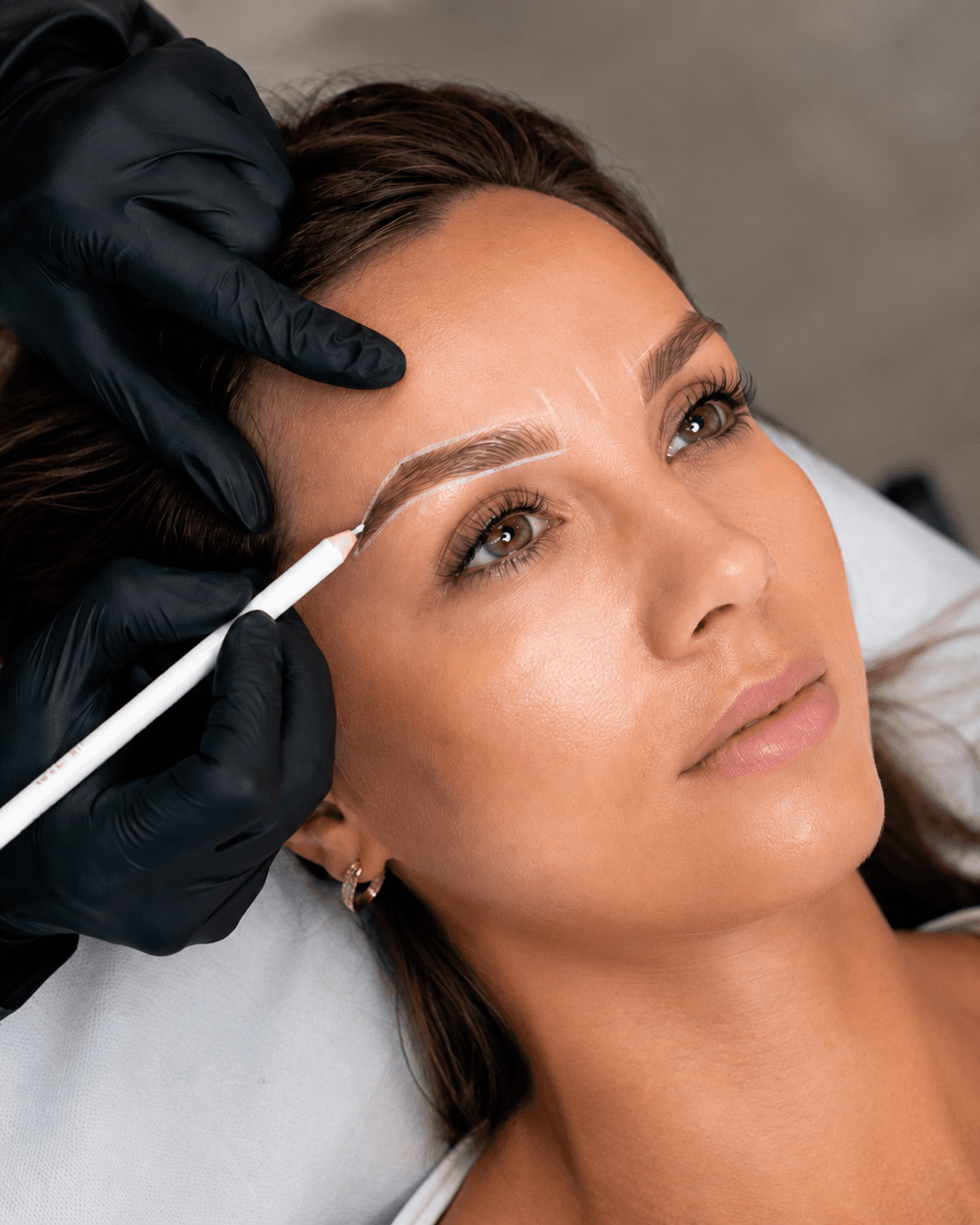The design session — brow mapping detail