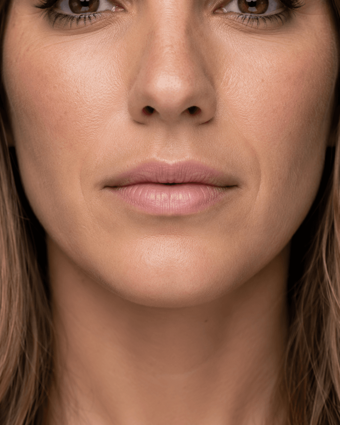Lip blush — colour restored — before